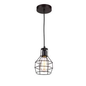 Whitfield Lighting 1-Light Pendant Light - 7.5-in x 5.5-in - Bronze