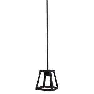 Luminaire suspendue Whitfield à 1 lumière, 7 po x 7 po, noir