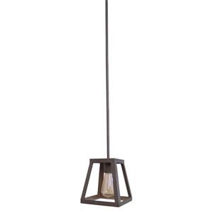 Luminaire suspendue Whitfield à 1 lumière, 7 po x 7 po, bronze huilé