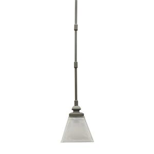 Whitfield Lighting 1-Light Pendant Light - 10-in x 5-in - Nickel