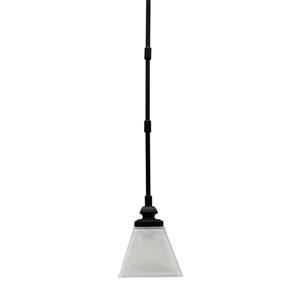 Luminaire suspendue Whitfield à 1 lumière, 10 po x 5 po, bronze