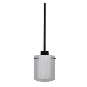 Luminaire suspendure Whitfield à 1 lumière, 8 po x 5 po, noir