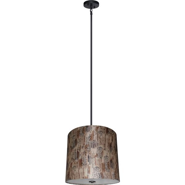 Whitfield Lighting 5-Light Chandelier with Shade - 20-in x 22-in - Brown