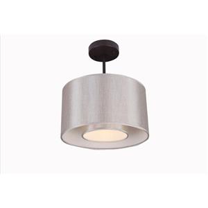 Whitfield Lighting 1-Light Pendant Chandelier - 8-in x 12-in - Toffee