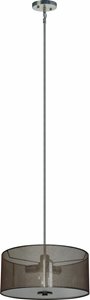 Whitfield Lighting Modena 3-Light Chandelier - 16-in - Stainless Steel