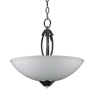 Whitfield Lighting Anna 3-Light Chandelier - 14.75-in x 16-in - Chrome