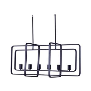 Lustre industriel Whitfield à 6 lumières, 13 po, bronze ébène
