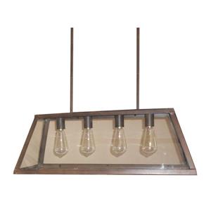 Lustre à 4 lumières Moira de Whitfield, 10,5 po, bronze huilé