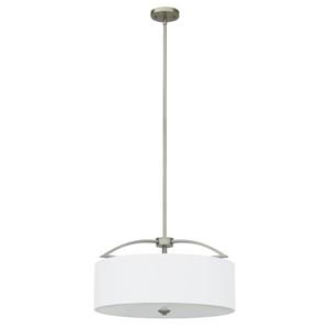 Luminaire suspendu Rainn de Whitfield, 4 lumières, 11,8 po, acier satiné