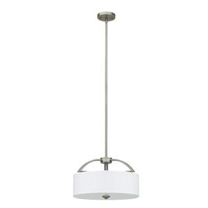 Luminaire suspendu Rainn de Whitfield, 3 lumières, 10 po, acier satiné