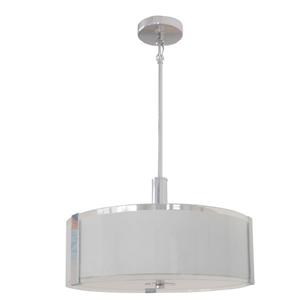 Whitfield Lighting Chandelier - 3 Lights - 10-in - Polished Chrome