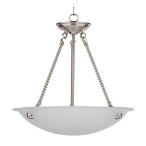 Whitfield Lighting Chandelier - 3 Lights - 30-in - Satin Steel