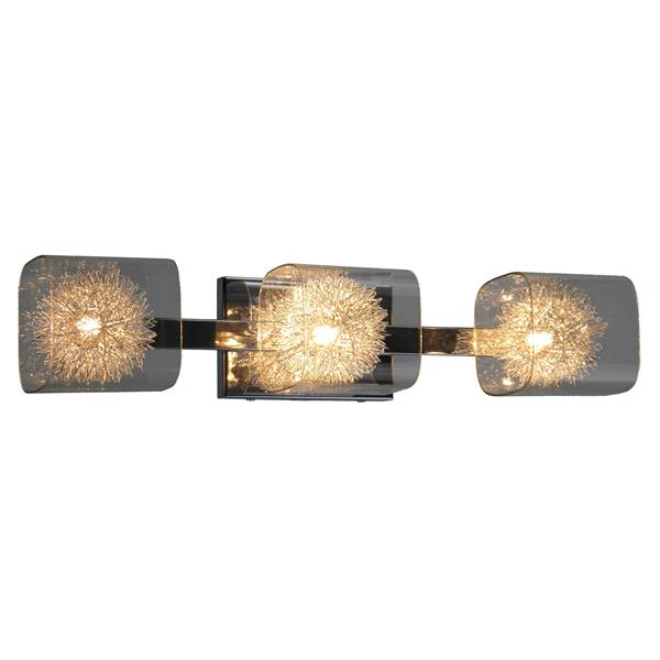 Whitfield Lighting Bathroom Vanity Light - 3 Lights - 4.75-in x 23.7-in - Chrome