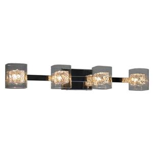 Whitfield Lighting Bathroom Vanity Light - 4 Lights - 4.75-in x 32.3-in - Chrome