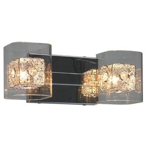 Whitfield Lighting Bathroom Vanity Light - 2 Lights - 4.75-in x 13.4-in - Chrome