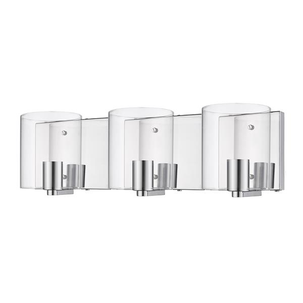 Whitfield Lighting Hudson Vanity Light - 3 Lights - 19.5-in - Polished Chrome