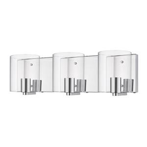 Whitfield Lighting Hudson Vanity Light - 3 Lights - 19.5-in - Polished Chrome