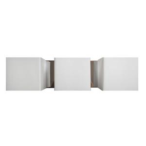 Luminaire de salle de bain Whitfield à 3 lumières, 19,5 po, métal chromé