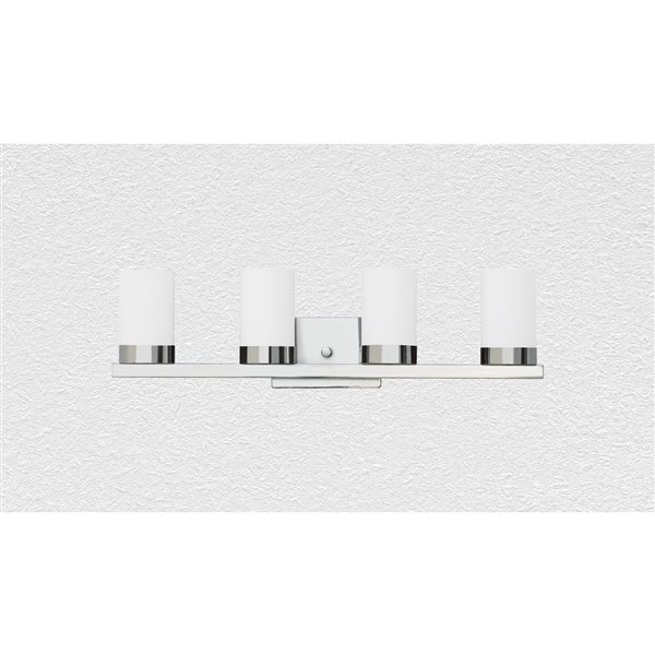 Whitfield Lighting Wall Mount Vanity Light - 4 Lights - 27.8-in - Chrome