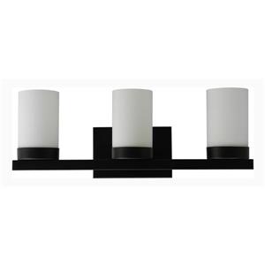 Whitfield Lighting Wall Mount Vanity Light - 3 Lights - 20.9-in - Ebony Bronze