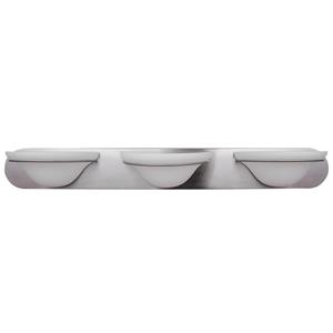 Whitfield Lighting Wall Mount Vanity Light - 3 Lights - 36-in - Satin Steel