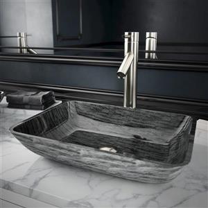 VIGO Dior Vessel Bathroom Faucet In Brushed Nickel