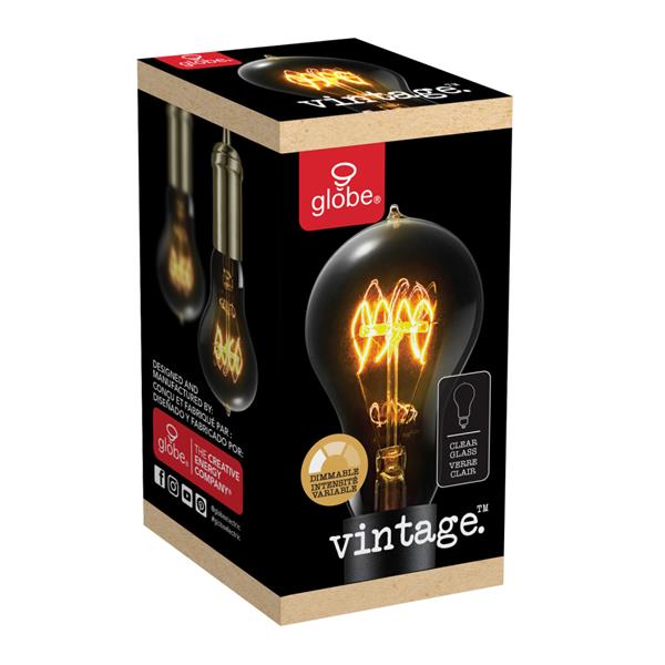 Ampoule incandescente Edison, 60 W, paquet de 3