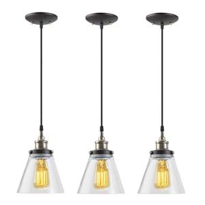 Globe Electric Jackson Pendant - 3 Light - 70.88-in - Brass