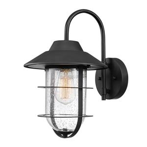 Globe Electric Matthews Wall Sconce - 14.9" - Metal - Black