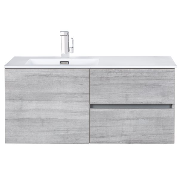 Cutler Kitchen & Bath Vanité murale Bois de mer, 42 x 20 Cutler Kitchen & Bath Vanité murale Bois de mer, 42 x 20