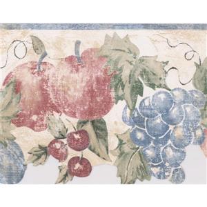 Norwall Wallpaper Border - 15' x 7-in- Fruits and Berries
