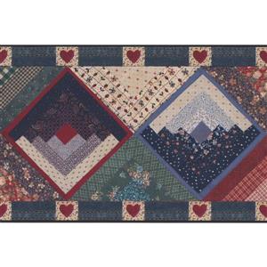 Norwall Wallpaper Border - 15' x 7-in- Rhombus Southwestern Design