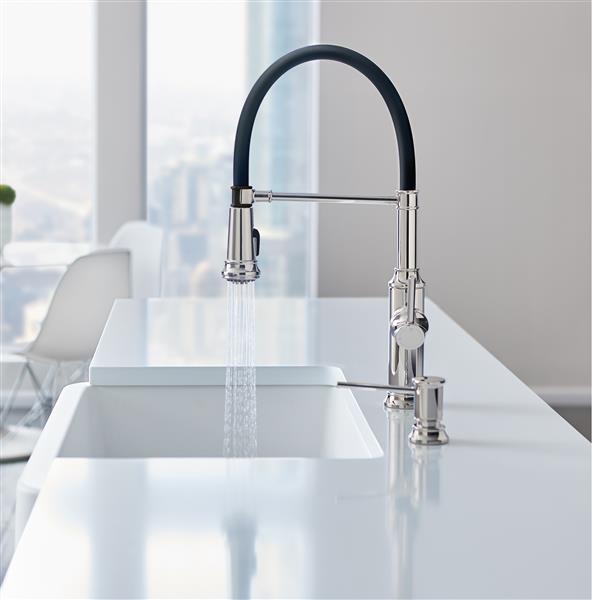 BLANCO Empressa Pull-Down Dual Faucet - Chrome