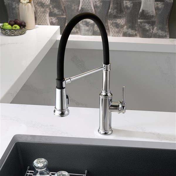 BLANCO Empressa Pull-Down Dual Faucet - Chrome