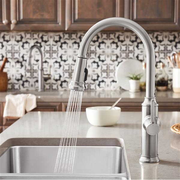 BLANCO Empressa Pull-Down Kitchen Faucet -S. Steel