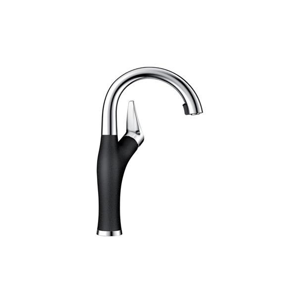 Blanco Artona Pull-down Bar Faucet, Stainless Finish/Anthracite