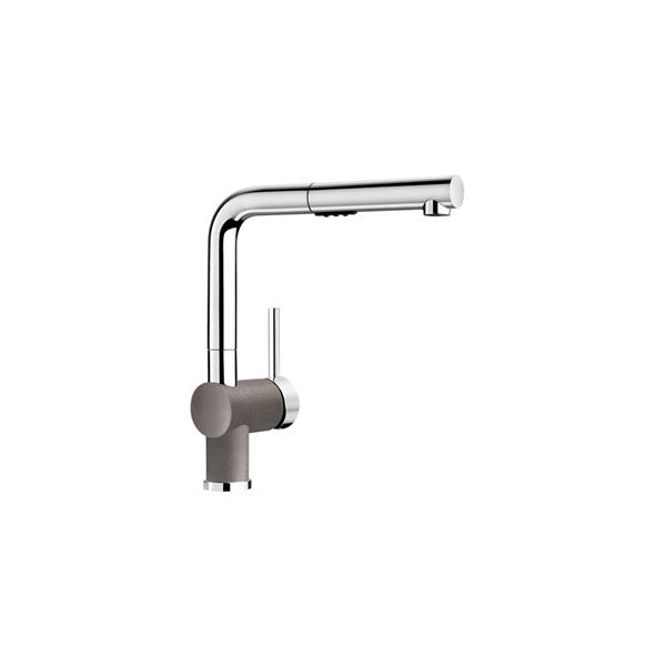 Blanco Posh Pull Out Kitchen Faucet Chrome Grey 403842 Rona