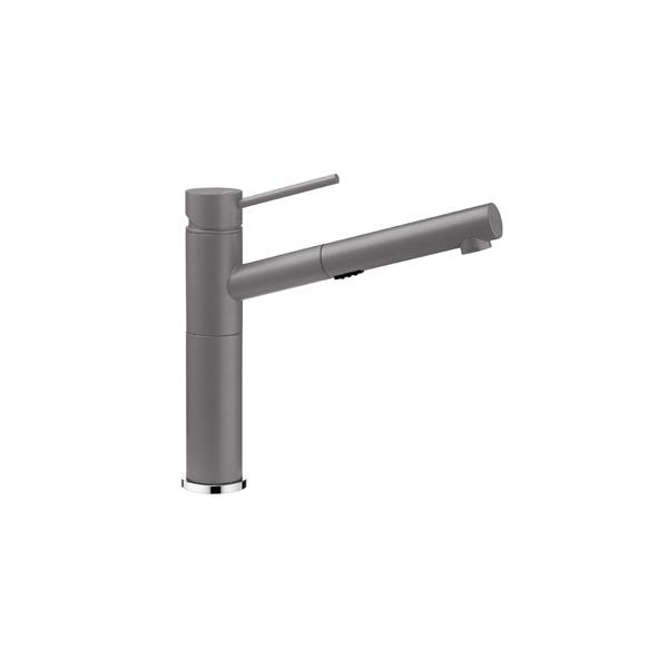 BLANCO Alta Pull-Out Dual Spray Kitchen Faucet - Grey