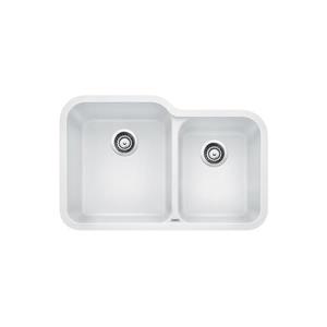 BLANCO Vision Undermount Kitchen Sink - White