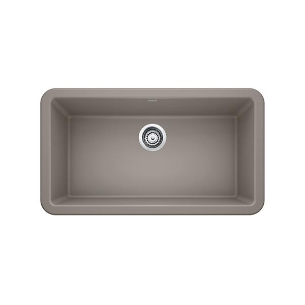 BLANCO Ikon Farmhouse Kitchen Sink - 33-in - Truffle