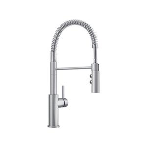 BLANCO Catris Semi-Pro Kitchen Faucet, Stainless Steel