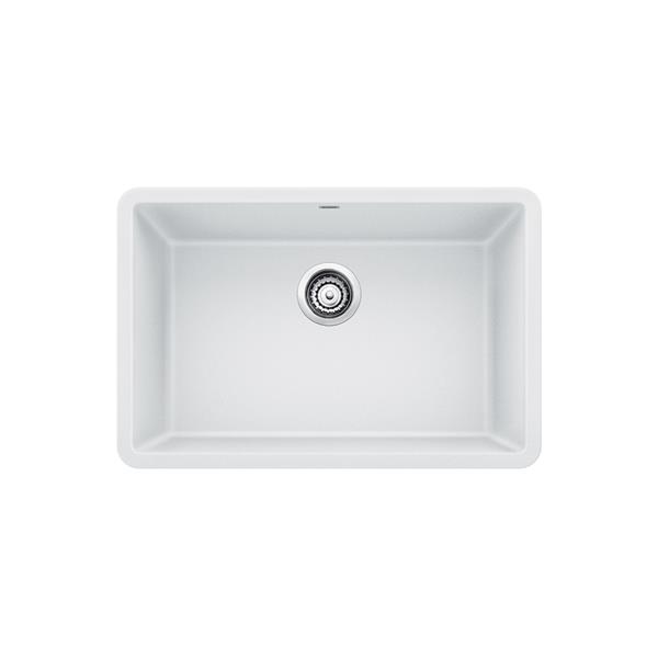 BLANCO Precis White Single Undermount Sink