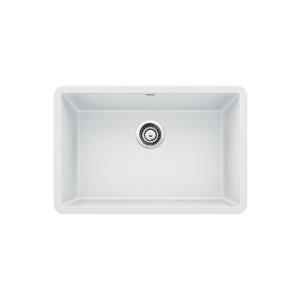 BLANCO Precis White Single Undermount Sink