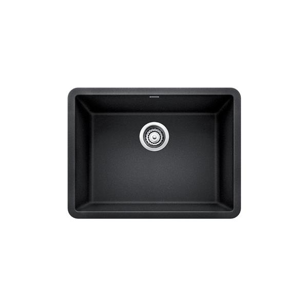 BLANCO Precis Single Undermount Sink - Black