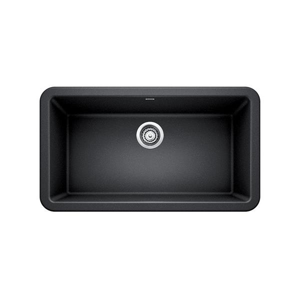 BLANCO Ikon Farmhouse Kitchen Sink - 33-in- Black