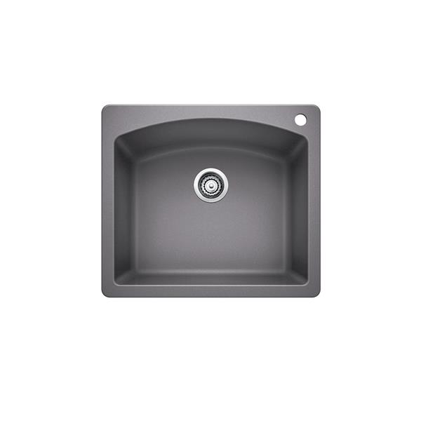 BLANCO Diamond Drop-In Sink  - Grey - 28-in x 21-in