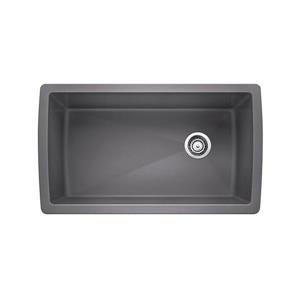 BLANCO Diamond Single Undermount Sink - Grey