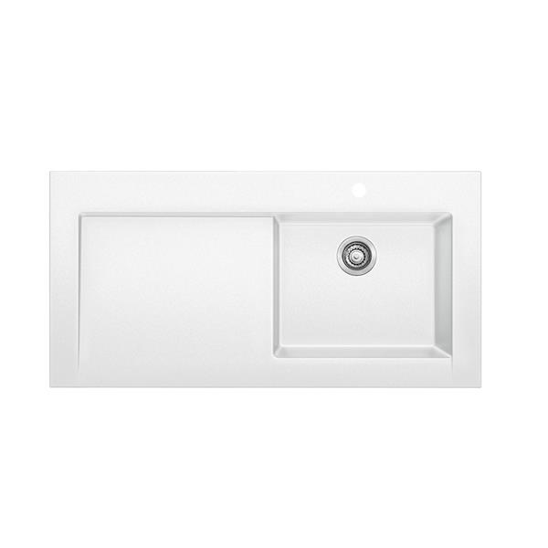 BLANCO Modex Drop-In Raised Ledge Sink, White