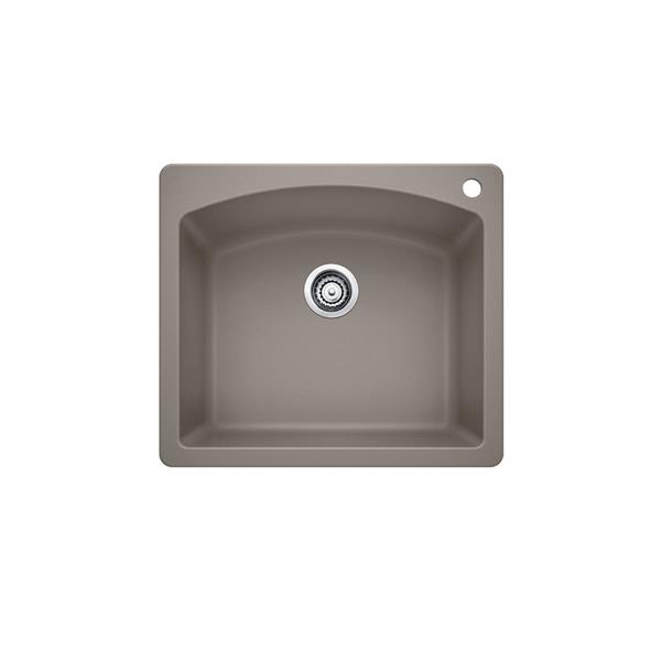 Blanco Canada Diamond Single Bowl Drop In Sink Truffle