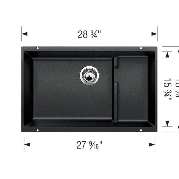 Blanco Performa Cascade Undermount Sink, Café 400887 | RONA